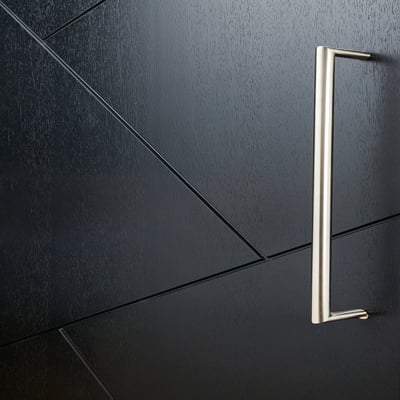 Vela (300mm) Satin Chrome Handle Hardware Pack Privacy - LPD Doors