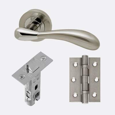 Venus Polished Chrome/Satin Nickel Handle Hardware Handle Pack Standard - LPD Doors