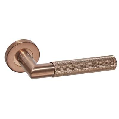Zurich Satin Copper Handle Hardware Pack Privacy - LPD Doors