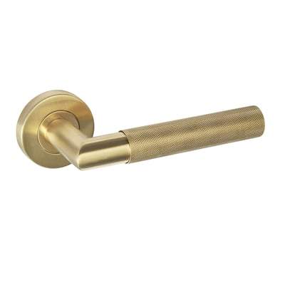 Zurich Satin Gold Handle Hardware Pack Standard - LPD Doors
