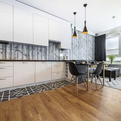 Kraus Premium Rigid Core Luxury Vinyl Tile - Epping Brown 1218mm x 226mm (10 Lengths - 2.75m2 Pack) - Build4less