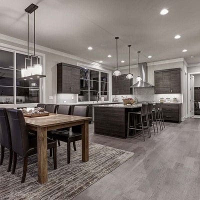 Kraus Rigid Core Luxury Vinyl Tile - Grassmere Grey 1230mm x 179mm (10 Lengths - 2.2m2 per Pack) - Build4less