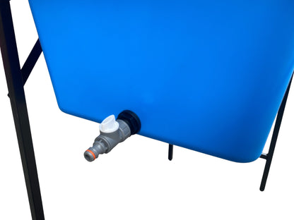 Blue Dog Bath with Drain Valve (WL) and Stand - Best4Trade-Retail PETS