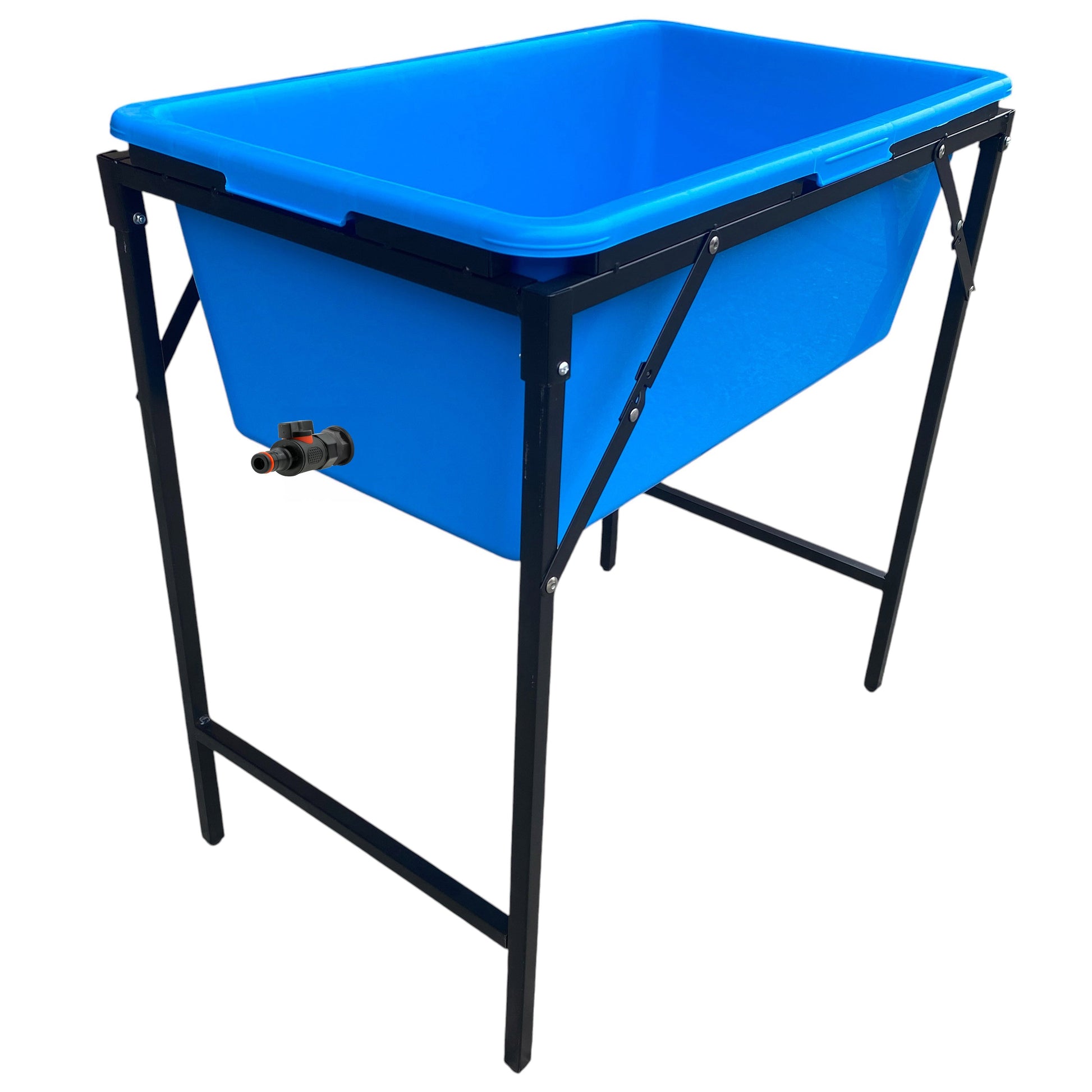 Blue Dog Bath with Drain Valve (Black) and Stand - Best4Trade-Retail PETS