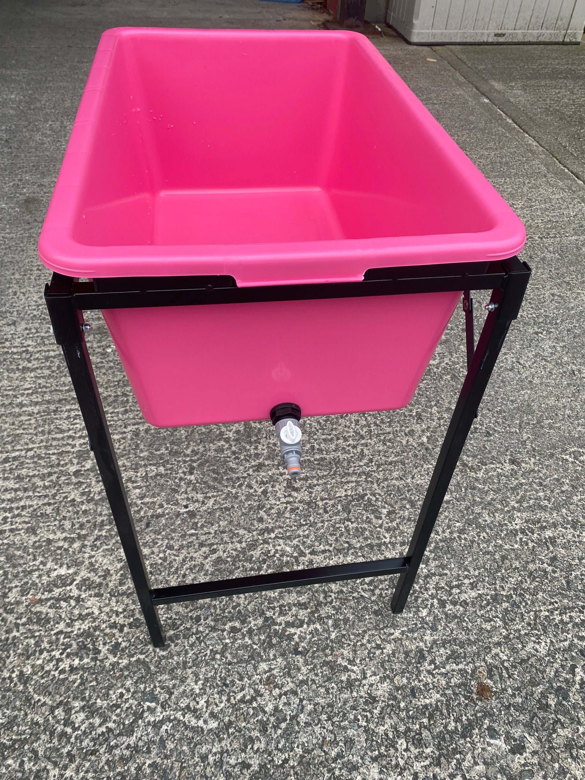 Pink Dog Bath with Drain Valve (WL) and Stand - Best4Trade-Retail PETS
