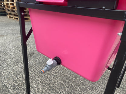 Pink Dog Bath with Drain Valve (WL) and Stand - Best4Trade-Retail PETS