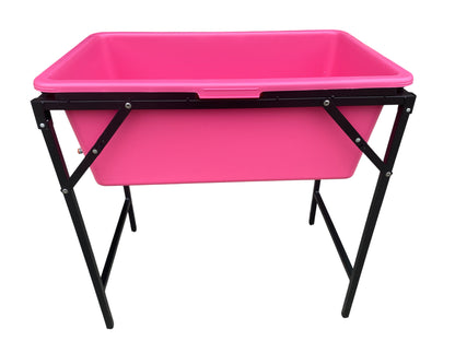Pink Dog Bath with Drain Valve (WL) and Stand - Best4Trade-Retail PETS