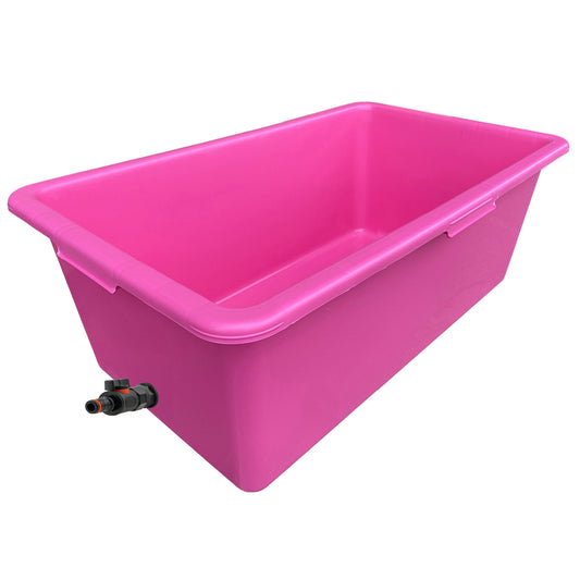 Pink Dog Bath with Drain Valve (Black) - Best4Trade-Retail PETS