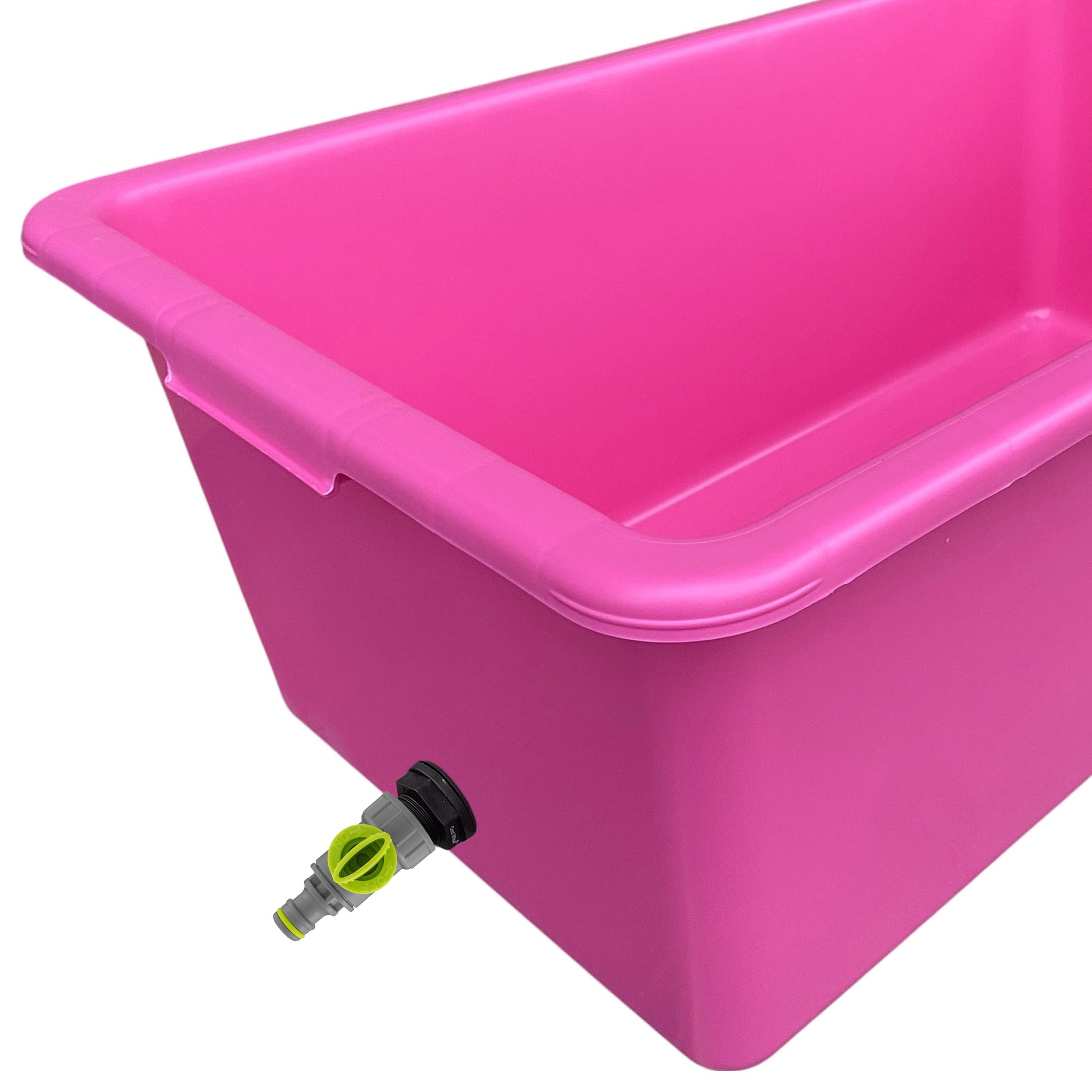 Pink Dog Bath with Drain Valve (Lime) - Best4Trade-Retail PETS