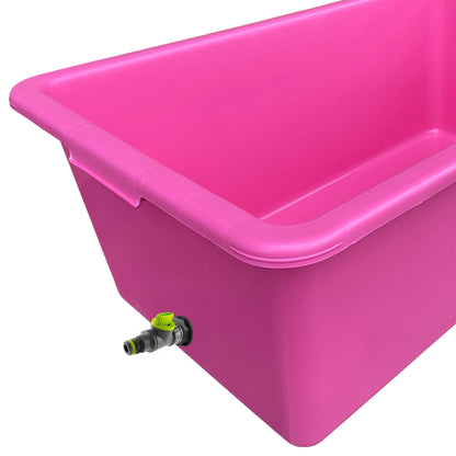 Pink Dog Bath with Drain Valve (Lime) - Best4Trade-Retail PETS