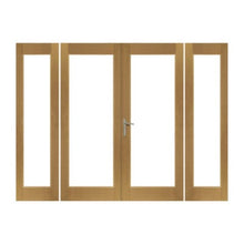 Load image into Gallery viewer, XL Joinery La Porte Pre-Finished Sidelight for External Oak French Doors 1953 x 590
