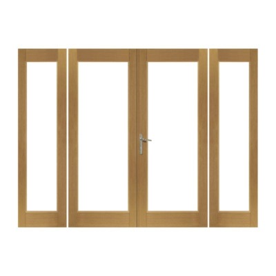 XL Joinery La Porte Pre-Finished Sidelight for External Oak French Doors 1953 x 590