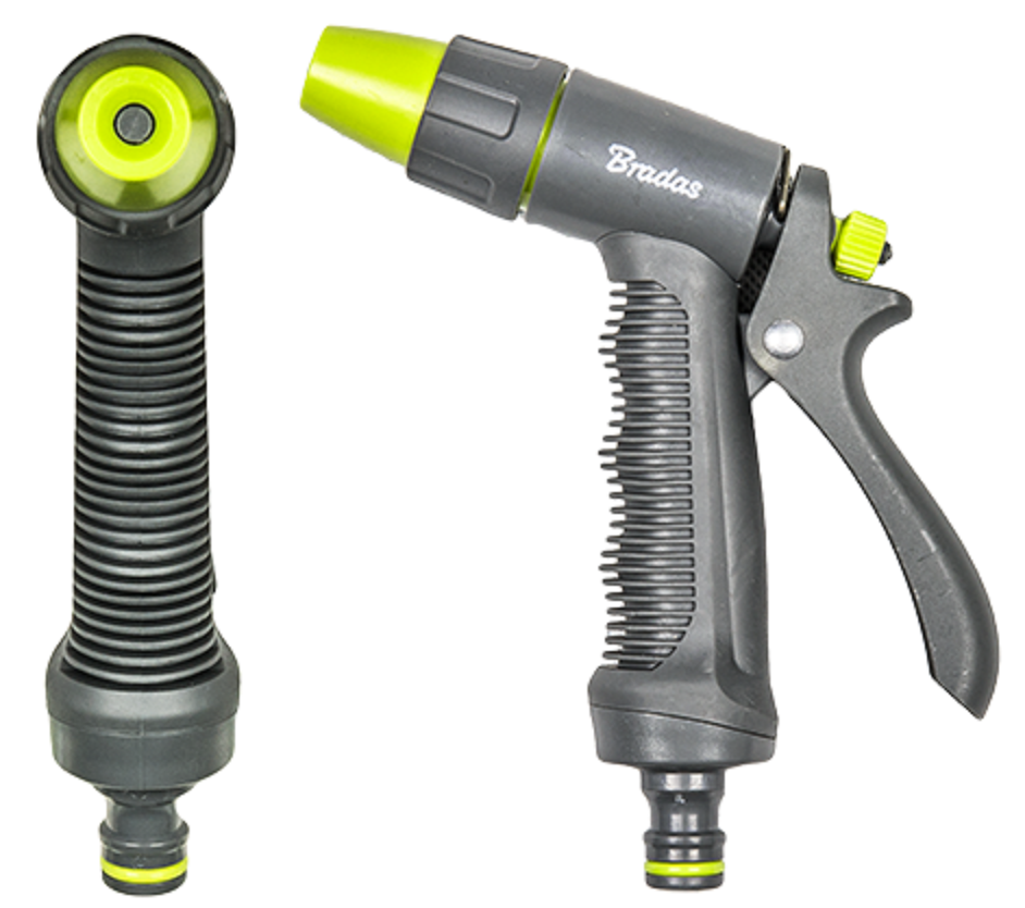 Hose Gun Water Sprayer Adjustable, Lime - Best4Trade-Retail Garden watering