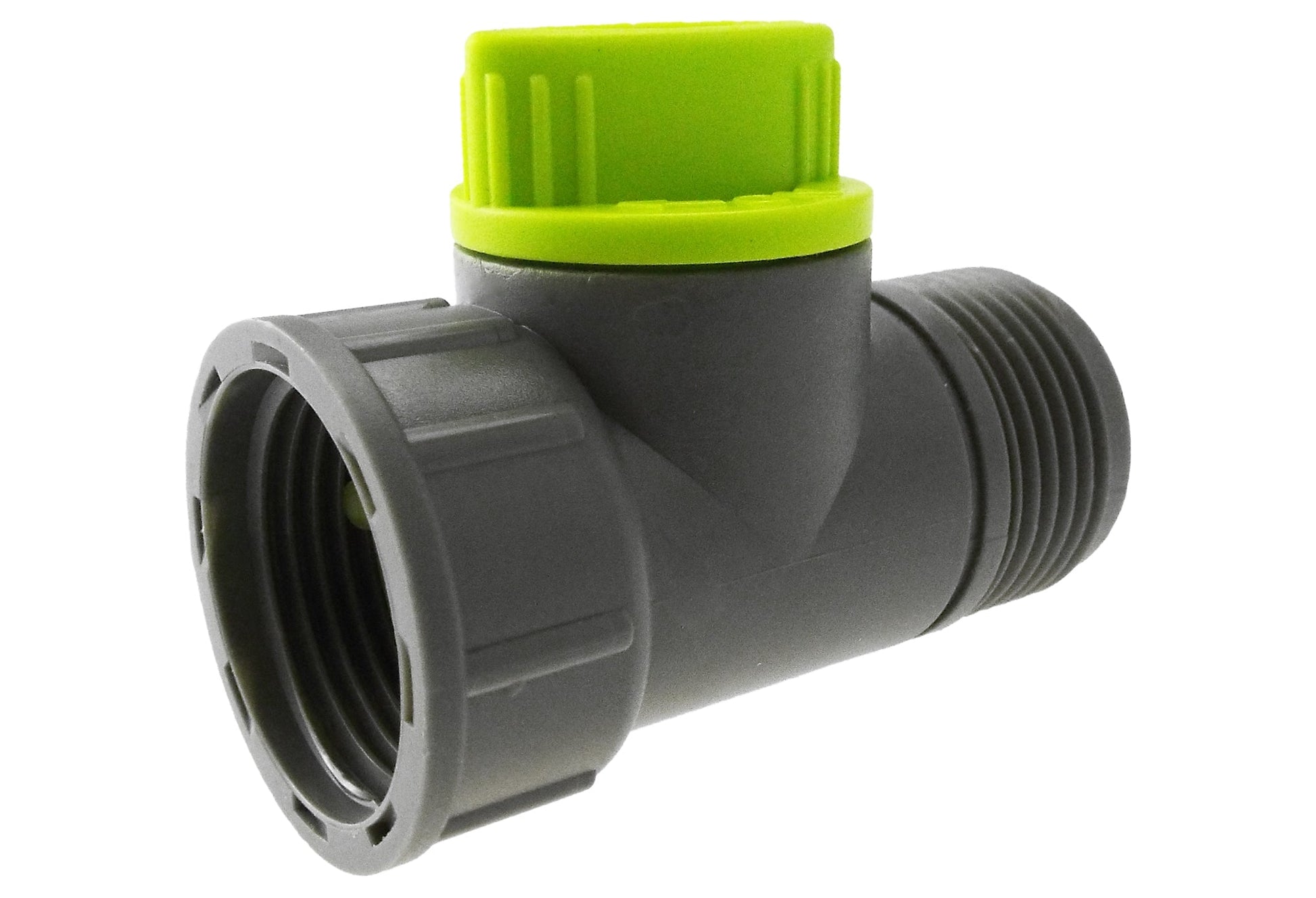 Tap Adapter with Valve 3/4" BSPM-F Lime - Best4Trade-Retail Garden watering