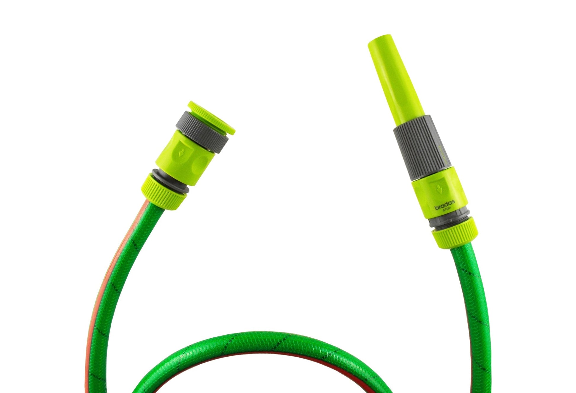 Hose Connectors Set With Nozzle Lime - Best4Trade-Retail Garden watering