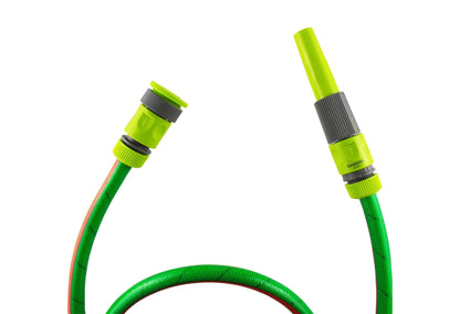 Hose Connectors Set With Nozzle Lime - Best4Trade-Retail Garden watering