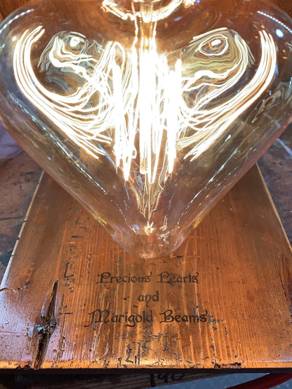 Love Heart 'Angel' Table Lamp