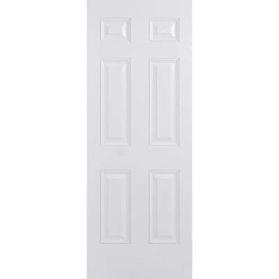 Colonial White GRP Pre-Finished 6 Panel External Door - 2032mm x 813mm - LPD Doors