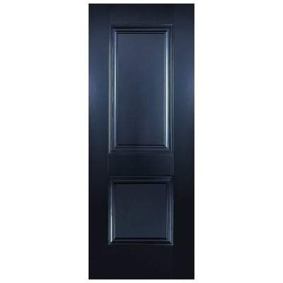 Arnhem Black Primed 2 Panel Interior Fire Door FD30 - 1981mm x 762mm - LPD Doors