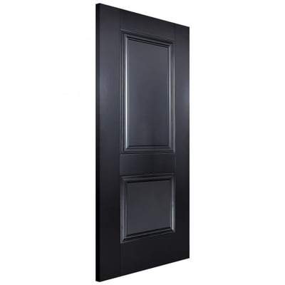 Arnhem Black Primed 2 Panel Interior Door - 1981mm x 838mm - LPD Doors