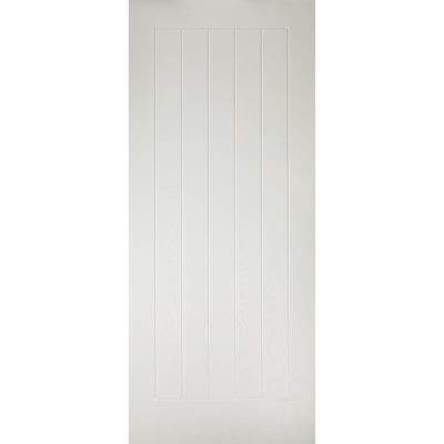 Mexicano White GRP Pre-Finished 5 Panel External Door - 1981mm x 838mm - LPD Doors