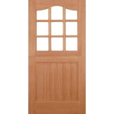 Stable Hardwood M&T 9 Unglazed Light Panels External Door - 1981mm x 762mm - LPD Doors