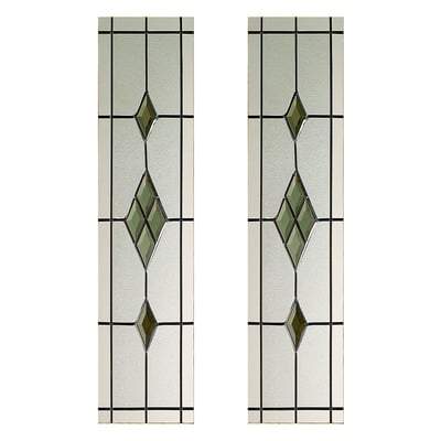 Oak Malton Smoked ABE Lead Glass Pack - 875mm x 214mm - LPD Doors