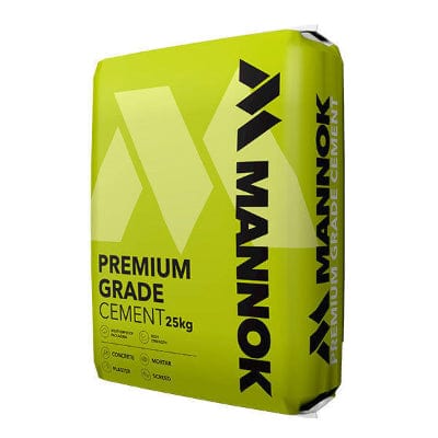 Mannok Premium Grade Cement x 25 Kg (Paper Bag) - Mannok