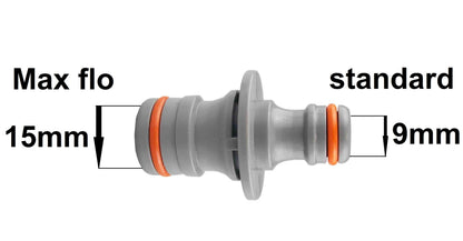 Female Hose Connector Max Flo 1" Hose WL - Best4Trade-Retail Garden watering