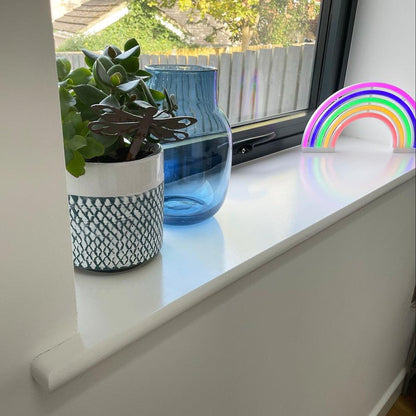 MDF Window Sill Board White Primed
