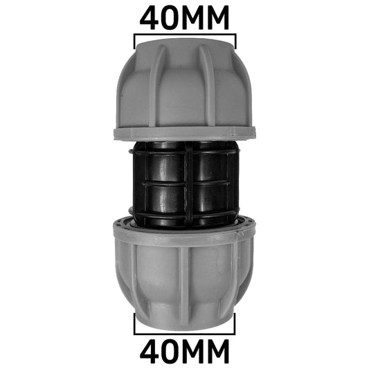 MDPE Straight Joiner 40mm - Best4Trade-Retail Tech Hose & Fittings