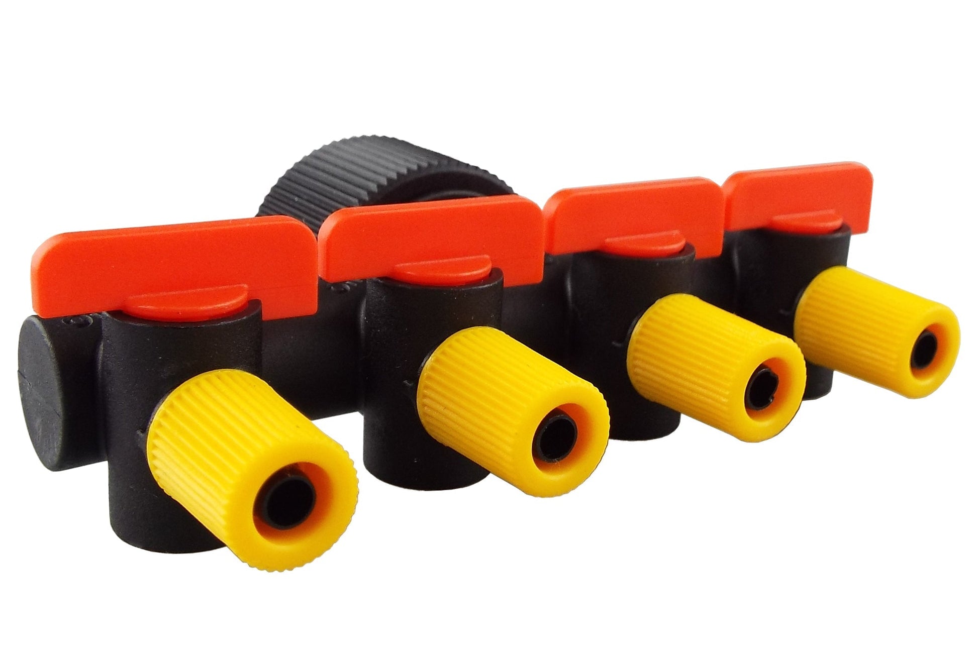 4-Way Manifold with Valves for Micro Irrigation Tube - Best4Trade-Retail Garden watering