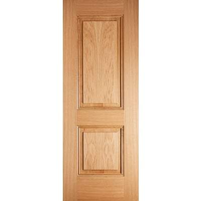 Oak Arnhem 2 Panel Pre-Finished Internal Fire Door FD30 - 1981mm x 686mm - LPD Doors
