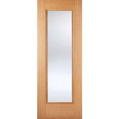 Oak Eindhoven Pre-Finished Glazed Internal Door - 1981mm x 762mm - LPD Doors