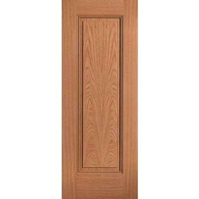 Oak Eindhoven 1 Panel Pre-Finished Internal Fire Door FD30 - 1981mm x 762mm - LPD Doors