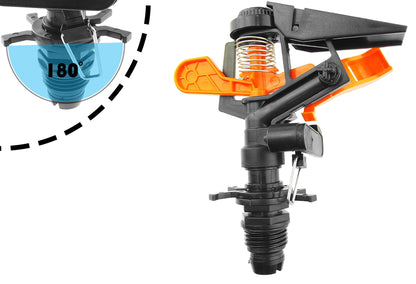 Pulsating Sprinkler on Spike - Adjustable Eco Line - Best4Trade-Retail Garden watering
