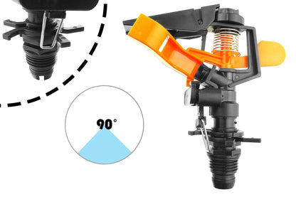 Pulsating Sprinkler on Spike - Adjustable Eco Line - Best4Trade-Retail Garden watering
