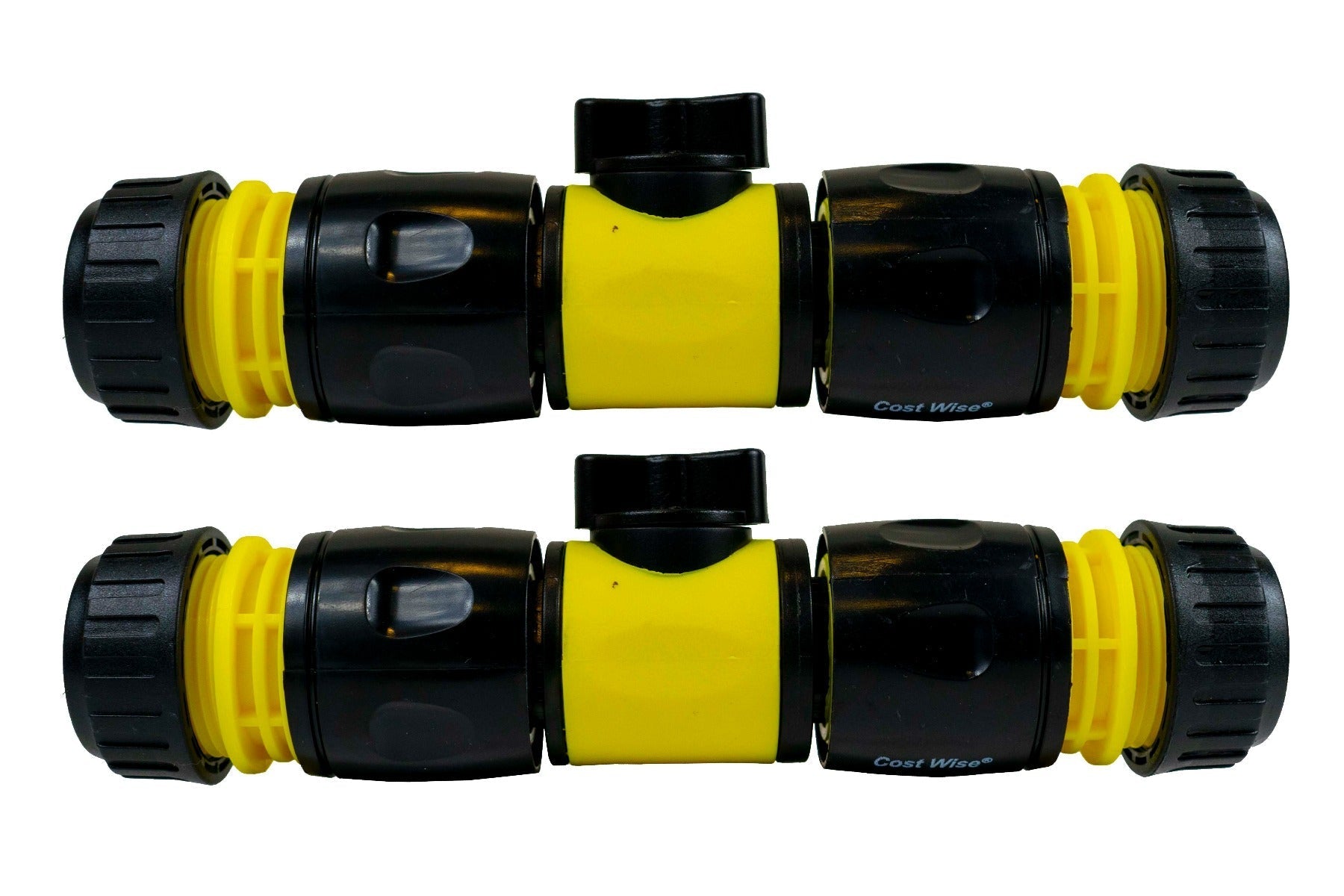 Cost Wise Snap On Male-Male In Line Valve Kit Yellow/Black - Best4Trade-Retail Garden watering