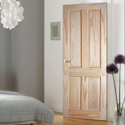 Clear Pine 4 Panel Interior Door - 1981mm x 838mm - LPD Doors