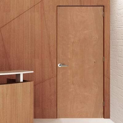 Blank Hardwood Lipped External Fire Door FD30 - 2032mm x 813mm - LPD Doors