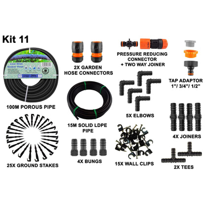 Porous Pipe Kit, POROUS-KIT11 - Best4Trade-Retail Garden watering