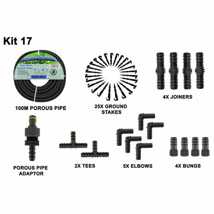 Porous Pipe Kit, POROUS-KIT17 - Best4Trade-Retail Garden watering