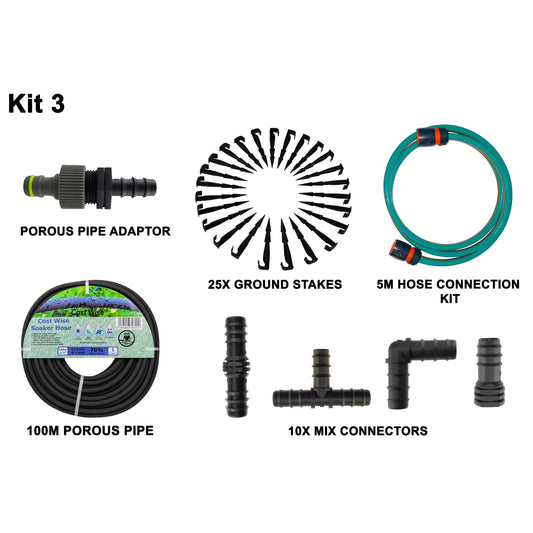 Porous Pipe Kit, POROUS-KIT3 - Best4Trade-Retail Garden watering