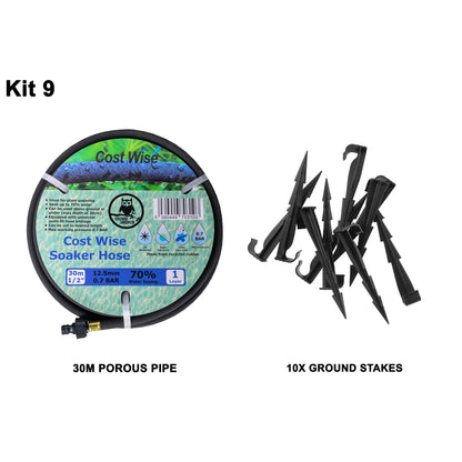 Porous Pipe Kit, POROUS-KIT9 - Best4Trade-Retail Garden watering