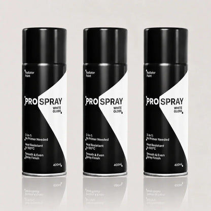 Pro-Spray Radiator Paint | 3-in-1 Heat Resistant Spray