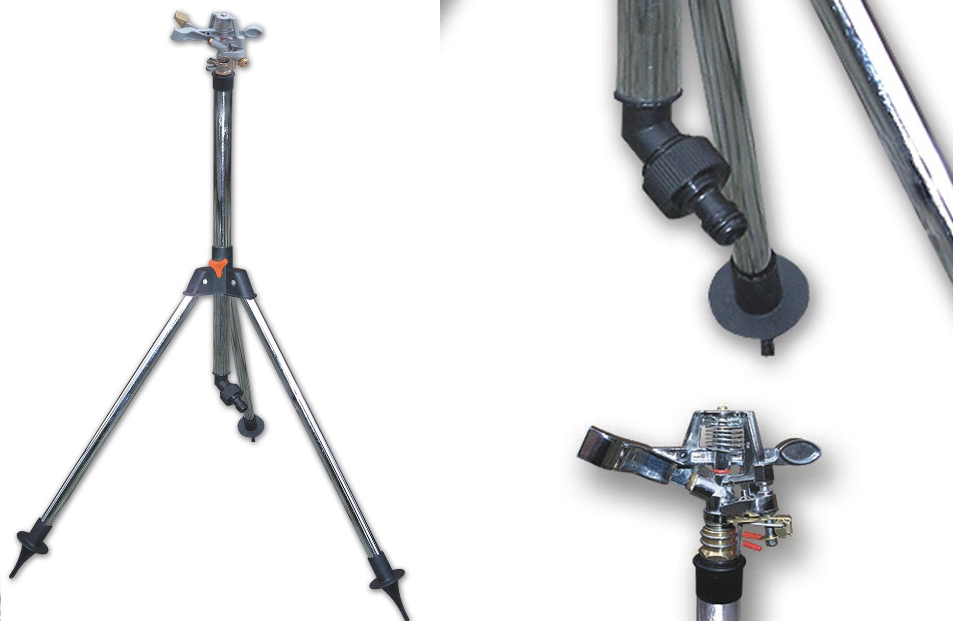 Pulsating Lawn Sprinkler on Tripod 90cm - Best4Trade-Retail Garden watering