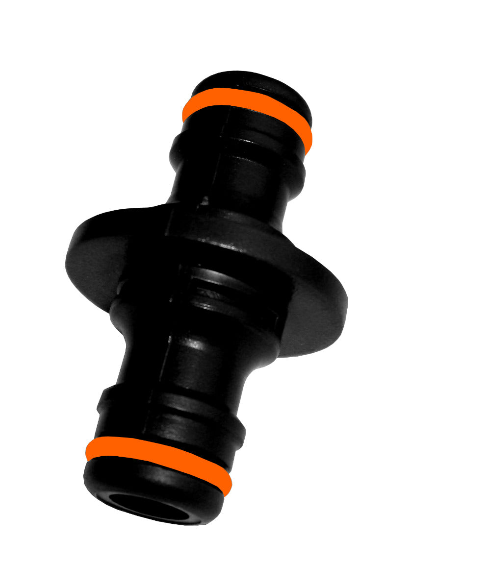 Two Way Connector Male Snap-On Joiner, Orange/Black, Bradas - Best4Trade-Retail Garden watering