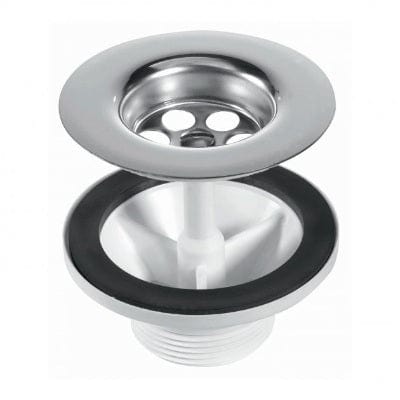 RAK 1.5 inch Stainless Steel Plug and Waste - RAK Ceramics
