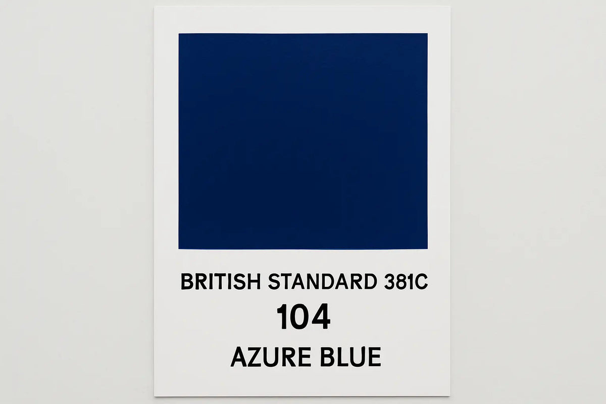 British Standard 381C 104	Azure blue 400ml Aerosol Available in any Finish - Tameside Paints & Supplies Ltd Blue