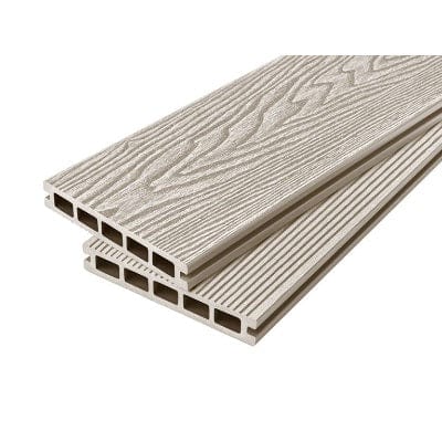 Cladco WPC Woodgrain Reversible Hollow Decking Board 150mm x 25mm x 4m - All Colours - Cladco